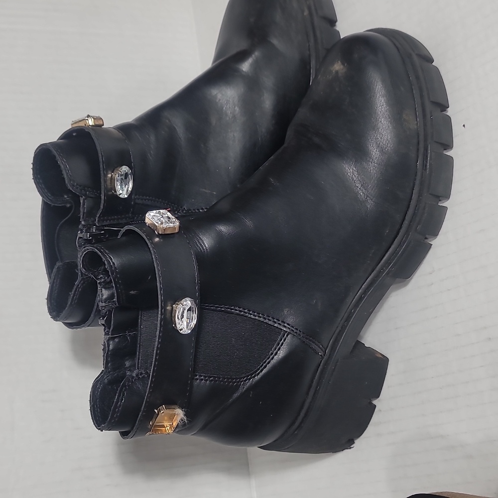 Madden Girl Black Ankle Boots